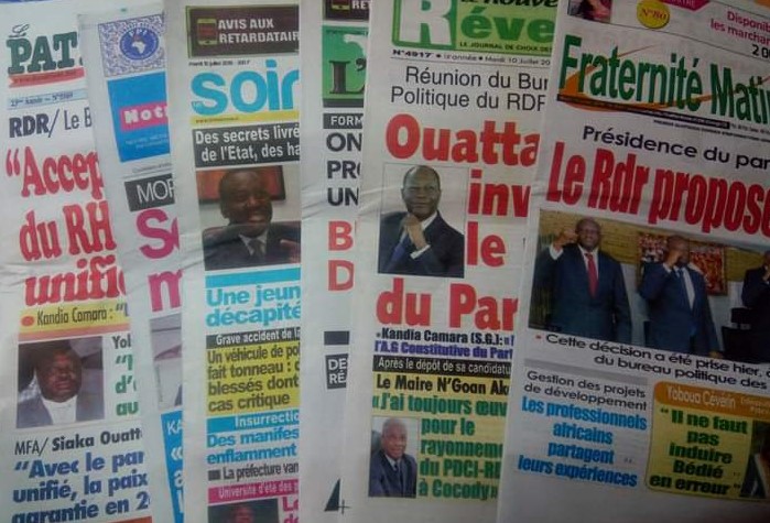 Côte d&#39;Ivoire : les quotidiens enregistrent une perte de 76% de chiffres  d&#39;affaires | Ouestaf