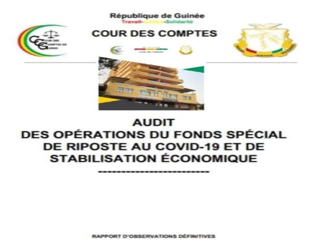 Guinée : des manquements dans la gestion du fonds Covid-19