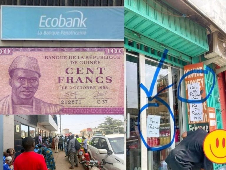 Guinée : l’argent liquide se fait rare